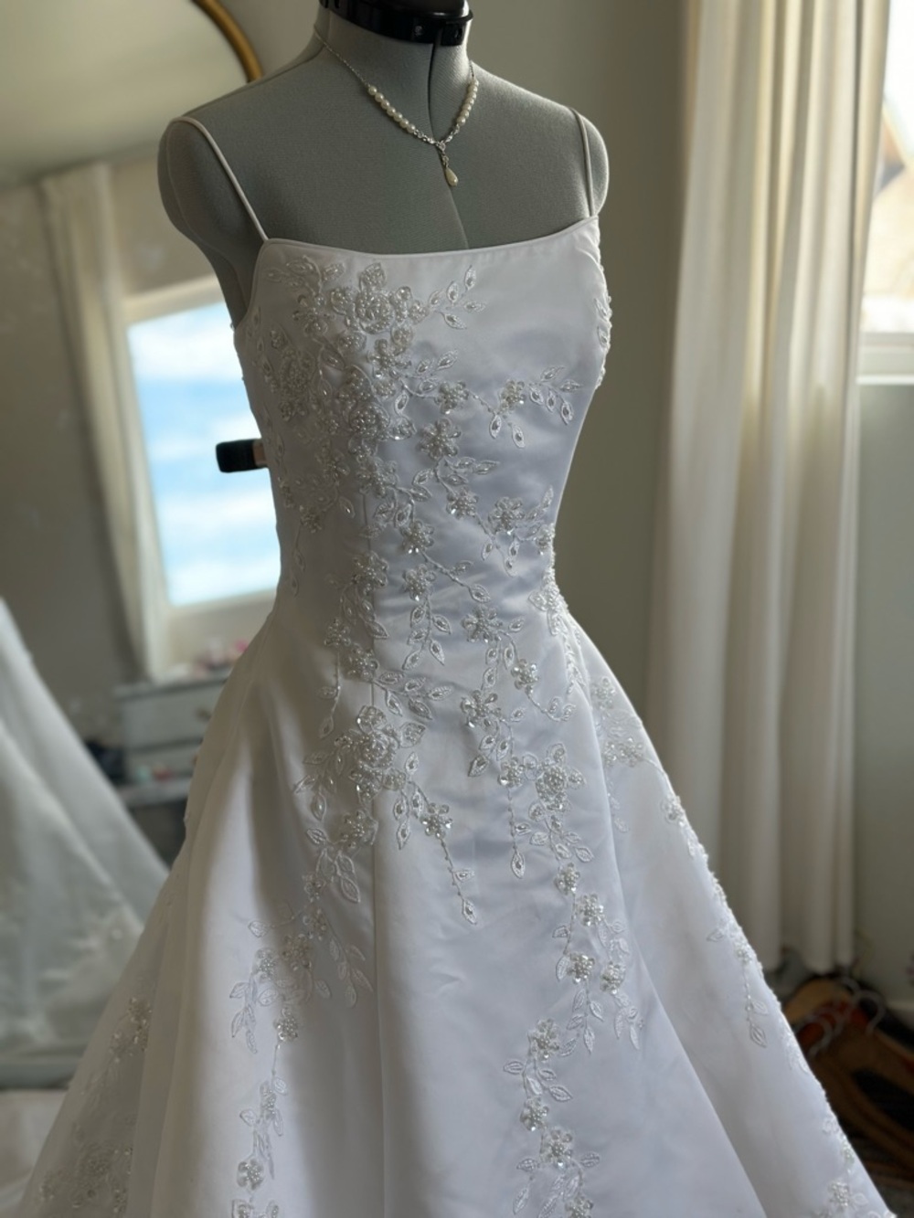 Christina Wu White Strapless A-Line Wedding Gown - Picture 2 of 7